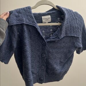 Willow & Wind Women's Blue Cardigan Sweater